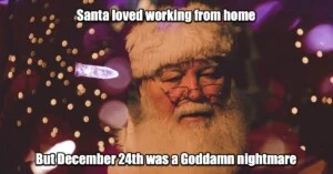 One of the advantages of working from home