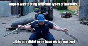 Different types of barbells