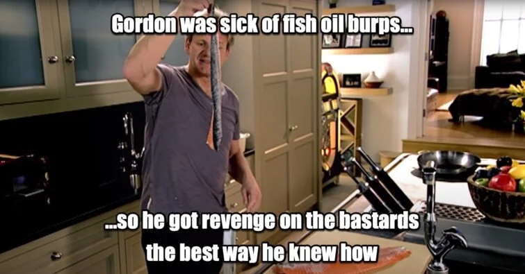 How to stop fish oil burps